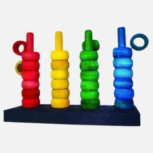 Zoo-Max The Teacher Wooden Ring Game